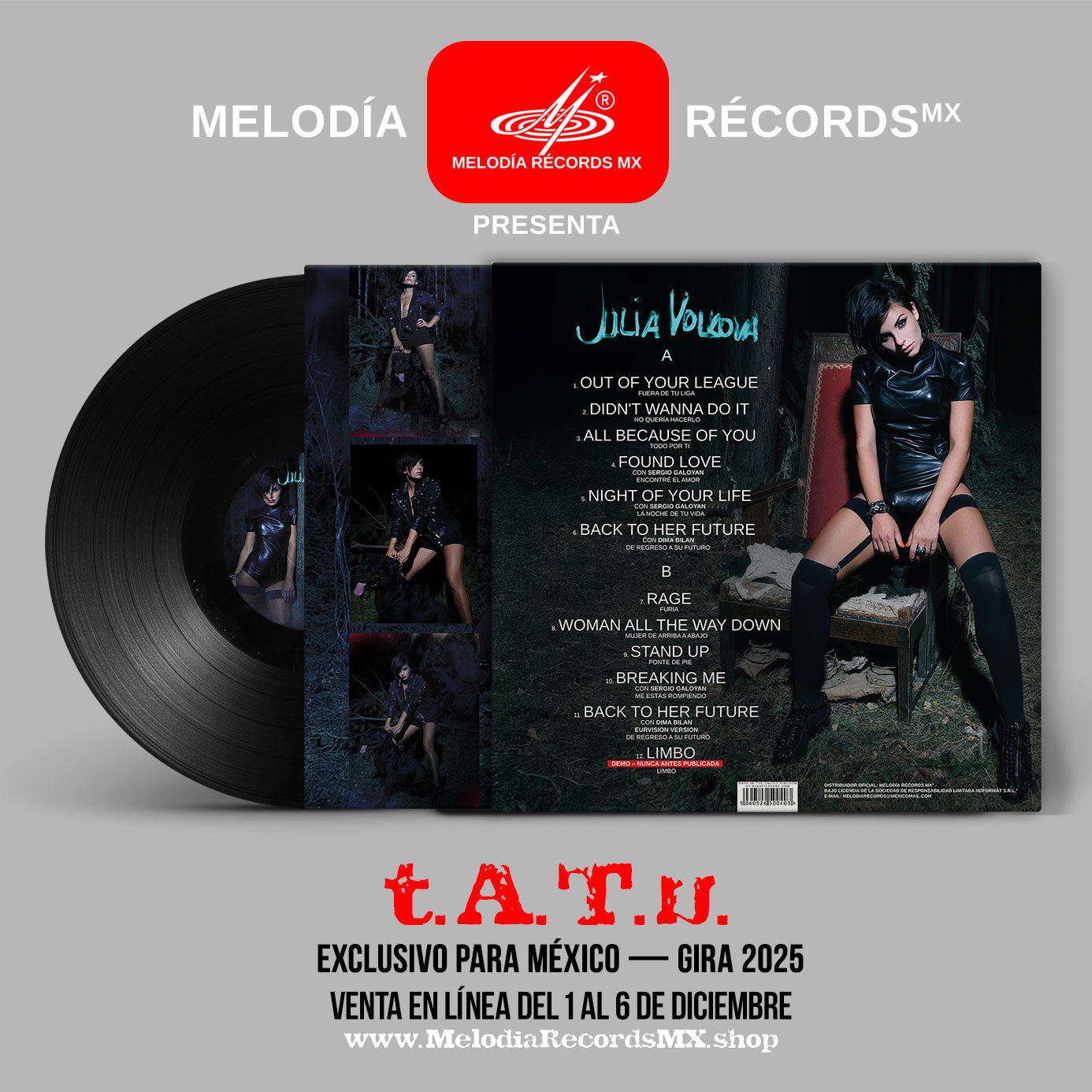 Julia Volkova: Versión Inglesa (Ed. Limitada Vinilo LP 12")